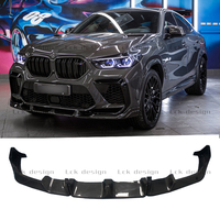 Para BMW X6M F96 LD Kit de cuerpo de fibra de carbono nuevas piezas de automóvil divisor de parachoques delantero embellecedores de entrada de aire difusor de parachoques trasero Spoiler Hood