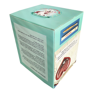 Custom Printed Paper Gift <b>Box</b> Self Erecting <b>Cardboard</b> Mailer <b>Box</b> with Window <b>for</b> Candles Cosmetics Packaging - Product Image 2