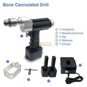 Perceuse canulée orthopédique perceuse osseuse électrique médicale perceuse creuse autoclavable Instruments chirurgicaux vétérinaires orthopédiques pour animaux de compagnie - Product Image 2