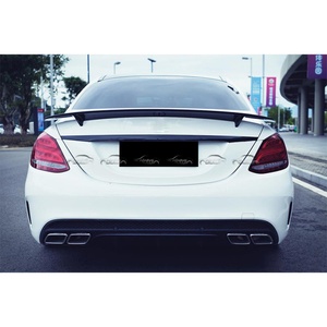 สปอยเลอร์หลังคาร์บอนไฟเบอร์สีดำทรง Olotdi RT Style สำหรับ W213 E200 E300 E43 E63S - Product Image 3