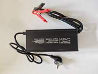 Chargeur de batterie au lithium pour scooter HR0012 14,6V/14,75V 25A, 30A, 40A avec écran OLED, entrée 110/220V