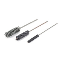 Brosse à billes pour tube de cylindre de polissage industriel personnalisé avec poils en carbure de silicium manche en métal pour rodage moteur sur carbure