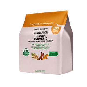 Té Herbal Orgánico Halal Totalmente Natural de Cúrcuma, Jengibre y <span class=keywords><strong>Canela</strong></span> que Promueve <span class=keywords><strong>el</strong></span> Metabolismo, la Digestión y Calma <span class=keywords><strong>el</strong></span> Estómago - Product Image 3