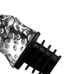 Bouchon verseur <span class=keywords><strong>de</strong></span> bouteille <span class=keywords><strong>de</strong></span> vin en métal, tête d'animal (léopard, lion, <span class=keywords><strong>cerf</strong></span>), pour champagne et whisky, fabrication sur mesure - Product Image 4