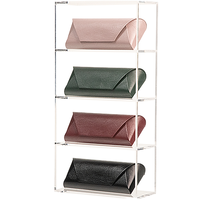 Étui à lunettes en cuir PU semi-rigide, pochette portable anti-rayures pour lunettes de soleil, boîte cadeau pour lunettes