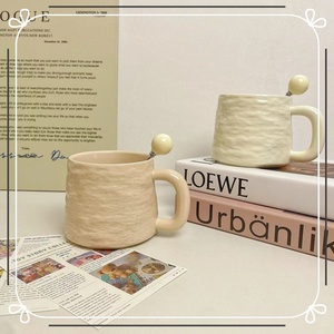 Minimalist Stone Texture Style Ceramic Tea Cup for Home Milk Coffee Breakfast Oatmeal Fruit Dessert Decorative - Product Image 3