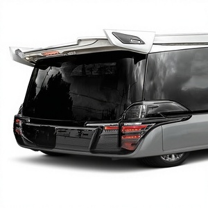 Aileron arrière simple en fibre de verre de remplacement pour Toyota Alphard Vellfire 30 Series AH30 ROW à partir de 2015 - Product Image 1
