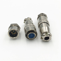 Conector Circular BNC de 5 Pines XS9, Conector Eléctrico de Aviación Push-Pull, Enchufe de Alimentación IP67 a Prueba de Agua, Carcasa de Aleación de PC, Enchufe Metálico para Soldar