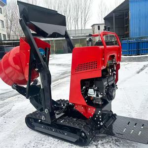 Tout Nouveau Petit Mini Malaxeur à Béton Autochargeur, Mini Dumper sur Chenilles, Malaxeur à Ciment Mobile - Product Image 1