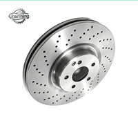 Premium OEM-Ersatzteil OE # 2304210712 2214211812 Gebohrte Belüftete Beschichtete Scheibenbremse für Mercedes CL C216 SL R230 Sportwagen, Neu