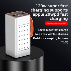 100000 MAh Cable USB-A/USB-C Extra-Large Capacity Outdoor Portable Climbing Lamp Camping <b>Light</b> - Product Image 4