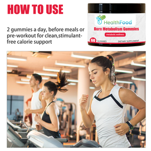 High Quality <b>Burn</b> Metabolism <b>Gummies</b> with Total <b>Fat</b> Promotes Metabolic Health Boosts Calorie <b>Burn</b> Supports Glucose Balance Gummy - Product Image 6