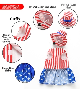 Divertidos Trajes Transpirables de Poliéster para Mascotas, Estilo Europeo, para Desfiles de Moda de Perros y Gatos, Disfraces para Fiestas, Transforma a tus Mascotas en Estrellas Festivas - Product Image 4