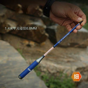 Mini ensemble <span class=keywords><strong>de</strong></span> cannes à pêche en carbone à Section courte rapide pour la pêche au poteau crevettes truite poisson amer dans les lacs rivières campings - Product Image 6