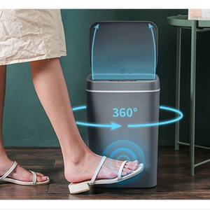 Smart portable electronic household kitchen Induction garbage bin automatic sensor mini indoor plastic Trash can waste bin