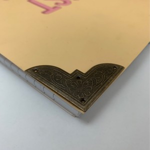 Antique Style Brass <b>Corner</b> <b>Protectors</b> For Furniture With Floral Design Durable Metal Right Angle Guards - Product Image 4