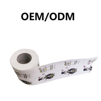 Fabricant en gros de rouleaux de papier toilette jetables en vrac, papier toilette jumbo personnalisé, impression personnalisée, papier toilette 2 plis