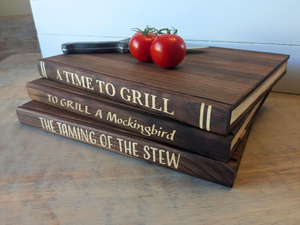 <span class=keywords><strong>Planche</strong></span> à découper en bois massif en forme de livre, avec support en bois, pour le fromage et le pain, comme un livre <span class=keywords><strong>vintage</strong></span> - Product Image 2