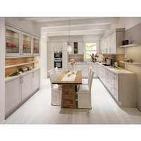 Armoire de cuisine en bois modulaire, autoportante métallique, design moderne, bon marché, meilleure vente