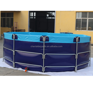 บ่อเลี้ยงปลาพับได้ขนาด 1000L-100000L ทำจากผ้าใบพีวีซีทนทาน ชุบสังกะสี สำหรับเพาะพันธุ์<span class=keywords><strong>ปลา</strong></span><span class=keywords><strong>นิล</strong></span> ใช้ในระบบเพาะเลี้ยงสัตว์น้ำแบบ RAS - Product Image 5