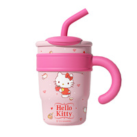 Sanrio Cartoon Insulated Water Cup 1200Ml With Straw And Handle For Kids And Adults