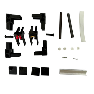 Màn Hình Côn Trùng chiều cao 10-30mm gấp 15mm chống côn trùng Polyester Màn hình plisse khung hợp kim nhôm toàn bộ màn hình cửa sổ - Product Image 3