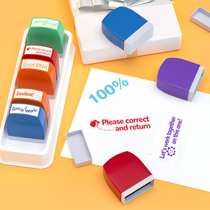 Vui Giáo Viên Tem Đèn <span class=keywords><strong>Flash</strong></span> Cao Su Tem Nhựa Văn Phòng Sử Dụng Phần Thưởng Tem Cho Giáo Viên Yenseal Thương Hiệu Mô Hình Cao Su <span class=keywords><strong>Flash</strong></span> Stamp-68-416 - Product Image 2