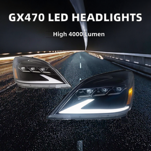 FOR GX470 LED <b>Projector</b> Headlights Daytime Running <b>Lights</b> 12V New 5000K Natural White Automotive Accessories 2003-2009 12v LED H - Product Image 4