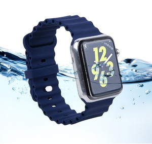 Bracelet sport en silicone ultra respirant en acier inoxydable S9 pour <span class=keywords><strong>Apple</strong></span> <span class=keywords><strong>Watch</strong></span> Series 7/8 pour <span class=keywords><strong>Apple</strong></span> <span class=keywords><strong>Watch</strong></span> Series <span class=keywords><strong>S7</strong></span> - Product Image 1