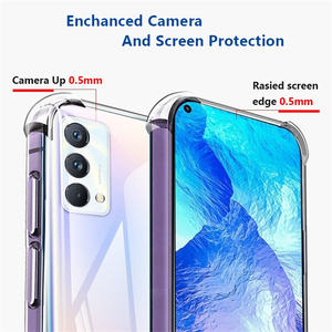 Protection de l'appareil photo souple transparent antichoc coque arrière en TPU pour <span class=keywords><strong>Realme</strong></span> GT Master Explorer Edition 5G - Product Image 2