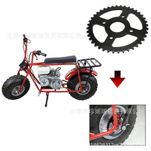 สเตอร์มอเตอร์ไซค์ ZhenNirui 40 ฟัน ขนาดรู 40 มม. ทำจากเหล็ก สำหรับซ่อมแซม ใช้กับโซ่โรลเลอร์ มาตรฐาน ISO - Product Image 3