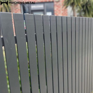 Clôture en aluminium DIY, panneau de clôture décoratif en aluminium <span class=keywords><strong>pour</strong></span> jardin <span class=keywords><strong>extérieur</strong></span> avec poteau en aluminium - Product Image 3