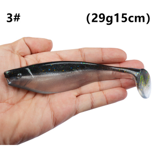 เหยื่อปลอมแบบนิ่ม T-Tail น้ำหนัก 29 กรัม สำหรับ<span class=keywords><strong>ตก</strong></span><span class=keywords><strong>ปลา</strong></span>ทะเล แม่น้ำ น้ำจืด เหยื่อปลอมขนาดใหญ่ รูปทรงหนอน วัสดุซิลิโคน PVC สำหรับ<span class=keywords><strong>ตก</strong></span><span class=keywords><strong>ปลา</strong></span>แซลมอน <span class=keywords><strong>ปลา</strong></span>ค็อด <span class=keywords><strong>ปลา</strong></span>แบล็คพิท - Product Image 2