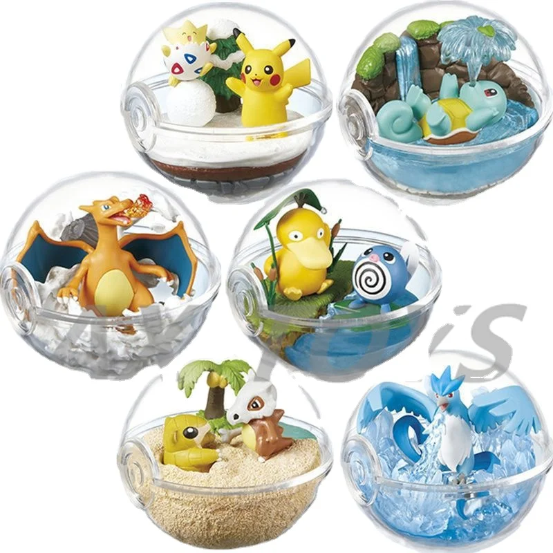 Оптовая продажа с фабрики ПВХ Модель Коллекция подарков по индивидуальному заказу 6 шт./компл. 10 видов стилей Pokeball Poke Пн аниме фигурки