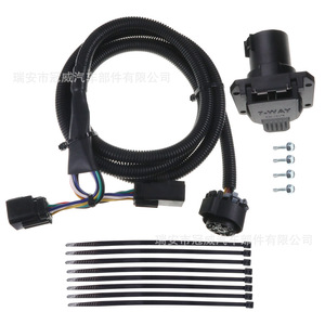 Arnés de cableado para remolque de 7 vías, 1 metro, aislado con PVC, clasificación IP65, 12V, para vehículos estándar de EE. UU. - Product Image 3
