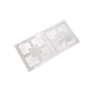 Getsmart |   2025 Mini-étiquette UHF RFID ISO durable, longue portée, imprimable, inscriptible, réutilisable, enlayeuse humide 71x71mm pour carte de membre - Product Image 4