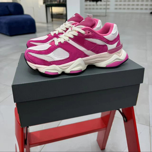 Balance 9060, zapatillas de correr informales <span class=keywords><strong>para</strong></span> <span class=keywords><strong>hombre</strong></span>, piel auténtica y malla superior, transpirables, ligeras, de lujo, cómodas - Product Image 1