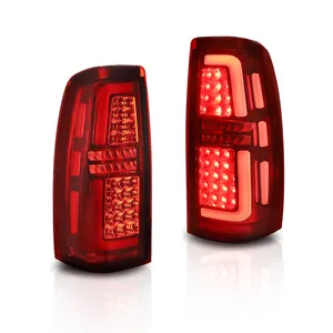 Red LED Tail Light Fits For 1999-2002 Chevy Silverado/1999-2003 GMC Sierra 1500 2500 3500