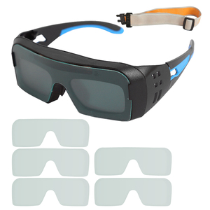 Occhiali da Saldatura Geevorks con Oscuramento Automatico Solare, Occhiali Protettivi per Saldatori, Occhiali per Saldatura ad Arco Argon ed Elettrica - Product Image 1