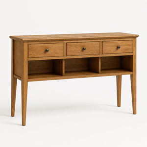 Vietnam Modern <b>Console</b> <b>Table</b> with Drawers <b>Storage</b> for Entryway and Wooden Long Sofa <b>Table</b> with Shelves <b>Storage</b> for Living Room - Product Image 2