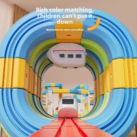 Jouet éducatif de construction magnétique lévitant anti-gravité, train électrique télécommandé pour enfants