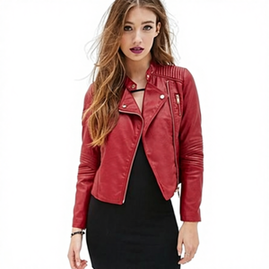 Blouson matelassé pour femme, nouvelle marque, imperméable, respirant, coupe-vent, en cuir de mouton lavé, écologique, automne-hiver - Product Image 1