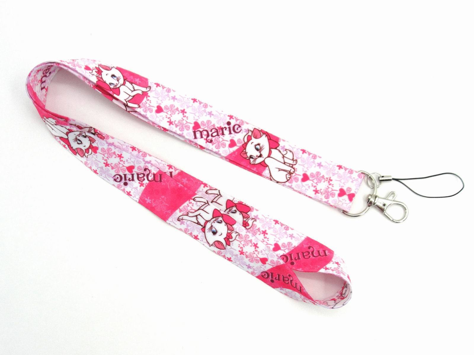 Cute Cartoon the AristoCats Lanyards High Quality Neck Strap Mobile Phone Card Holder Accessories Stain Lanyard Wholesale Gift Image 2