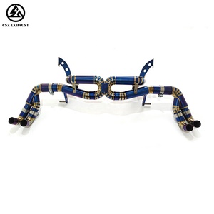 Échappement CSZ en titane pour <span class=keywords><strong>Audi</strong></span> <span class=keywords><strong>R8</strong></span> V10 5.2L Système d'échappement haute performance - Product Image 1