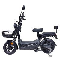 Vélo électrique BICYSTAR avec éclairage LED, écran LCD, puissance 48V, pour adultes, scooter de ville, vélo électrique avec panier et siège arrière