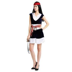 Wholesale Women's Caribbean <strong>Lady</strong> Halloween Adult Female <strong>Pirate</strong> <strong>Costume</strong> - Product Image 5