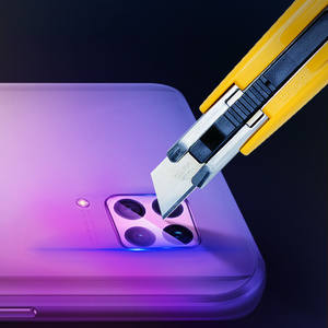 Protecteur d'écran pour <span class=keywords><strong>Huawei</strong></span> <span class=keywords><strong>Nova</strong></span> <span class=keywords><strong>7i</strong></span>, 2 pièces, en verre trempé souple et transparent, pour objectif de caméra portable - Product Image 3