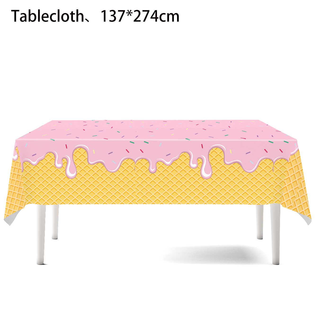 Mantel rosa (137*274 cm) * 1 unidad