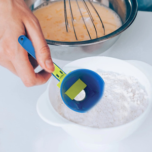 Creative No Spill <b>Measuring</b> <b>Spoon</b> Funnel Preparation of Protein Powder, Workout & Sports Drinks, Baby Formula Refill Mess Spill - Product Image 3