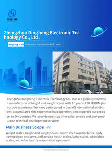 เครื่องชั่งน้ำหนักทางการแพทย์สำหรับโรงพยาบาล XINDINGHENG รุ่น DHM-T600 <span class=keywords><strong>วัด</strong></span>ไขมันในร่างกาย <span class=keywords><strong>ความ</strong></span>แม่นยำ 0.1 กก. หน้าจอสัมผัส LCD HD ขนาด 24x21.5 นิ้ว โครงสร้างเหล็ก - Product Image 4